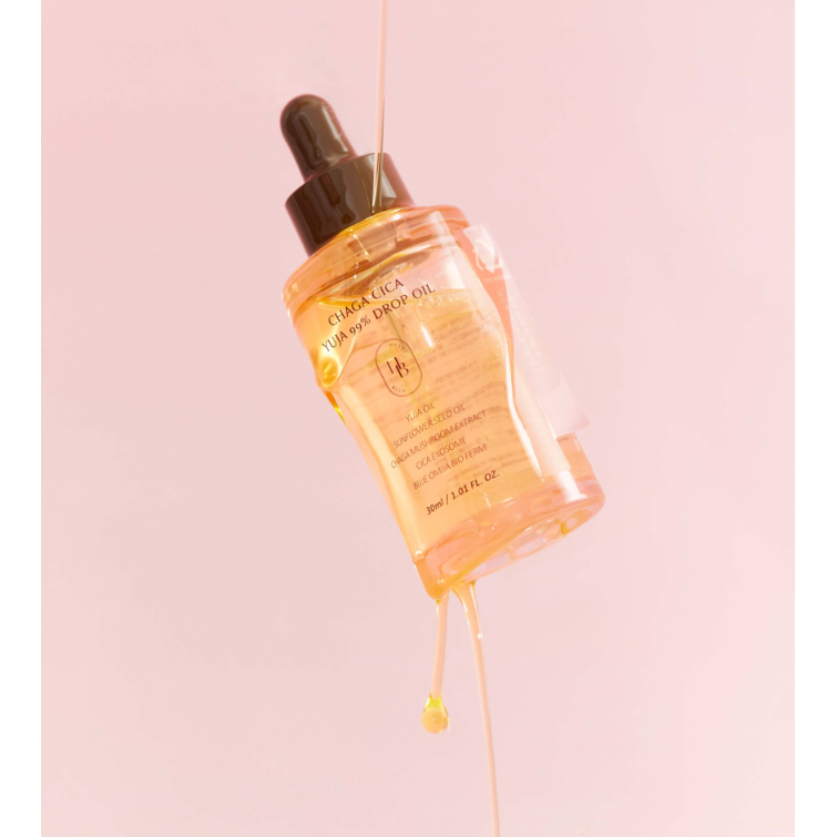 HEVEBLUE Chaga CiCa Yuja 99 Percent Drop Oil 30ml - Lightweight Fast Absorbing Hydration For Sensitive Skin Product image