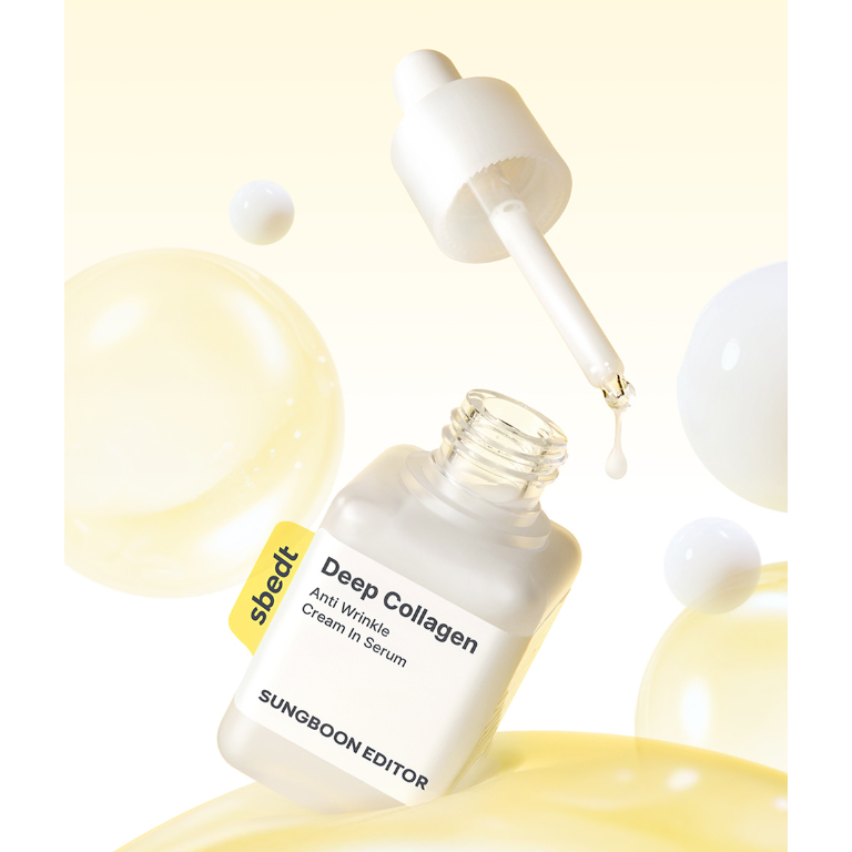 SUNGBOON EDITOR Deep Collagen Anti Wrinkle Cream In Serum 40ml - Intensive Hydration Elasticity Radiance Product image
