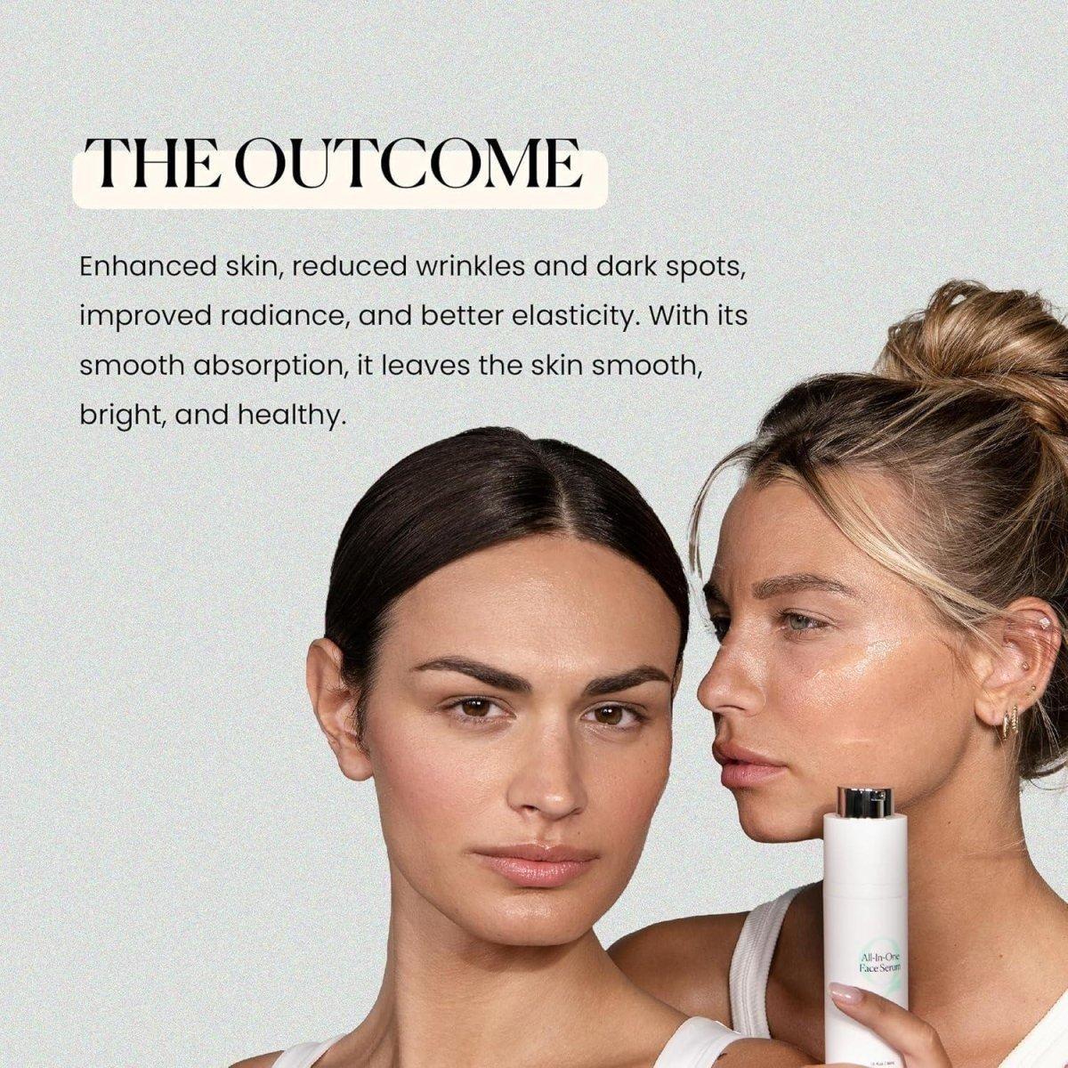 Qure All In One Face Serum 30ml – Hydrating Anti-Aging Serum with Retinol, Bakuchiol, Niacinamide & Hyaluronic Acid Qure All In One Face Serum - 30ml - Glam Global UKQure