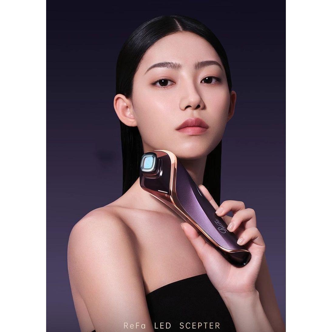ReFa LED Scepter Beauty Device | Photoelectric Anti-Aging & Spot-Reducing Tool with Collagen Activation ReFa LED Scepter Beauty Device - Glam Global UKREFA