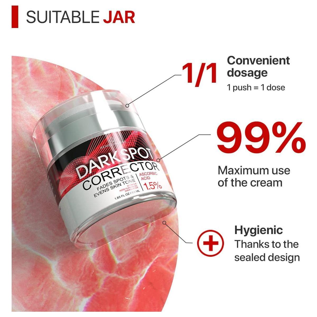 Remedial Pax Dark Spot Corrector – 55ml | Brightening Cream for Dark Spots, Scars & Uneven Tone Remedial Pax Dark Spot Corrector - 55ml - Glam Global UKRemedial Pax