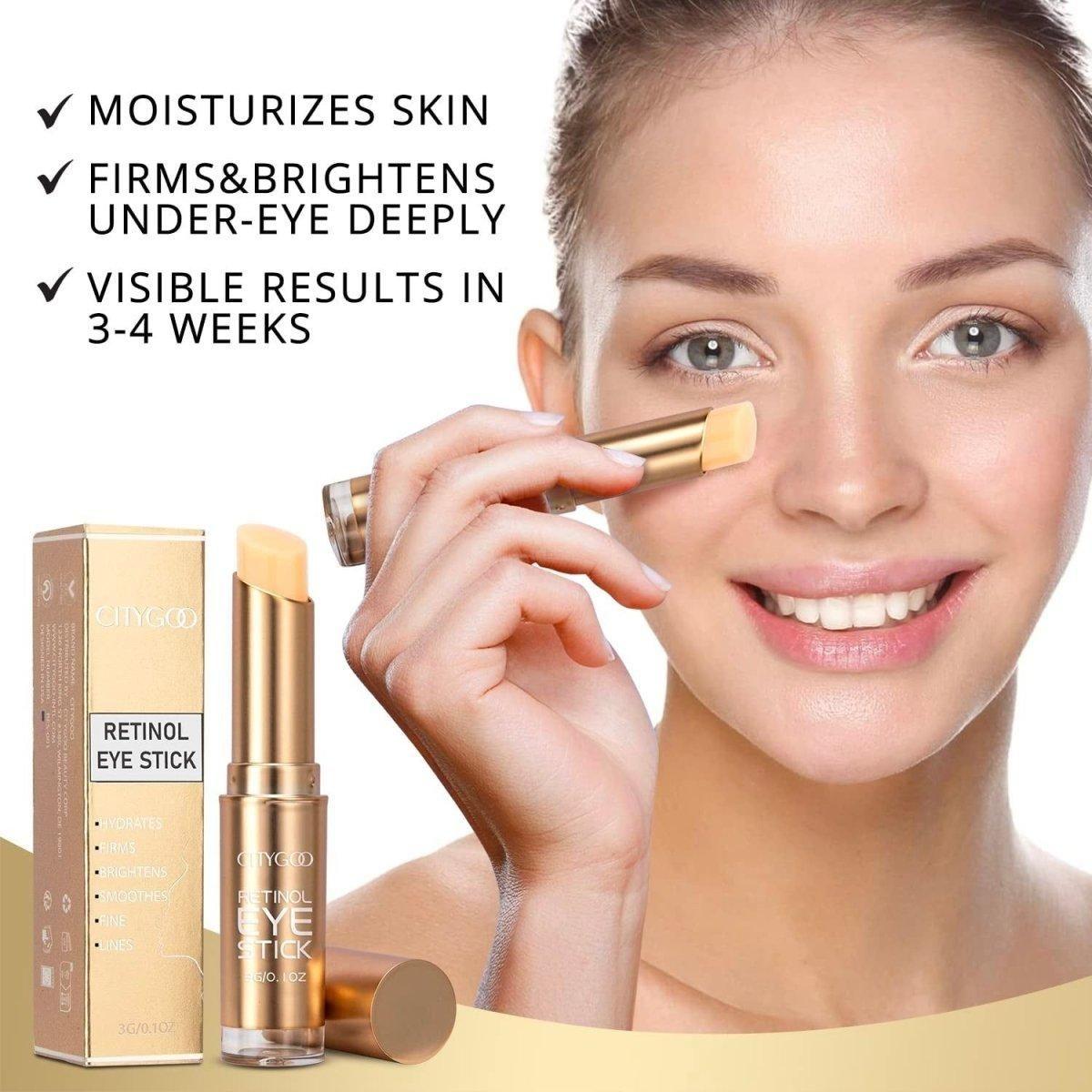 CITYGOO Retinol Eye Stick with Collagen - 30ml | Dark Circles, Puffiness & Fine Lines Treatment CITYGOO Retinol Eye Stick with Collagen - 30ml - Glam Global UKCITYGOO