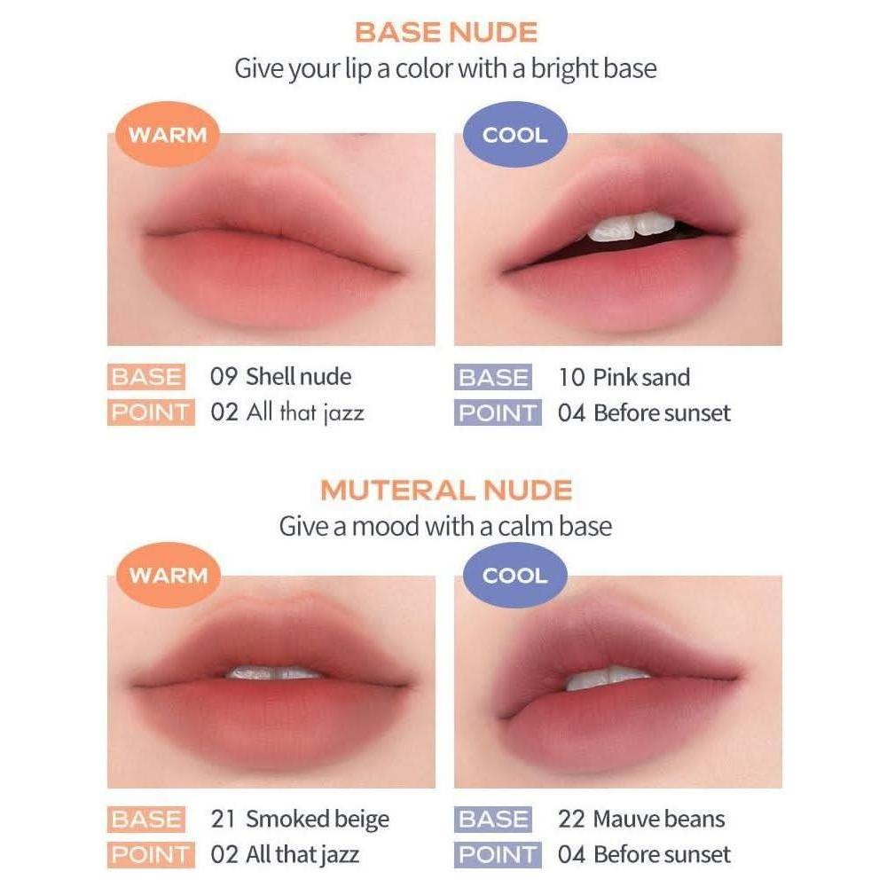 rom&nd ZERO MATTE LIPSTICK – New Muteral Nude | Soft-Matte Lipstick in Natural Autumn-Inspired Shades rom&nd ZERO MATTE LIPSTICK New Muteral Nude - Glam Global UKrom&nd