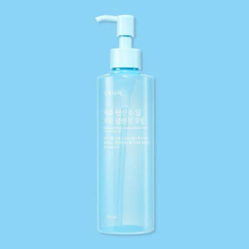 Shingmulnara Jeju Sparkling Water Pore Deep Cleansing Oil – 250ml | AHA, BHA, PHA Exfoliating Makeup Remover Shingmulnara Jeju Sparkling Water Pore Deep Cleansing Oil 250ml - Glam Global UKShingmulnara