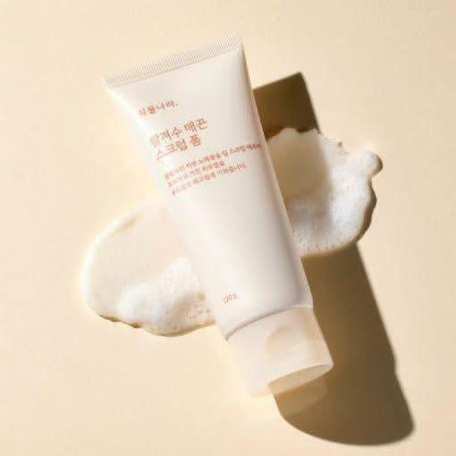 Shingmulnara Rice Bran Water Scrub Foam – 120g | Exfoliating Cleanser for Radiant, Smooth Skin Shingmulnara Rice Bran Water Scrub Foam 120g - Glam Global UKShingmulnara