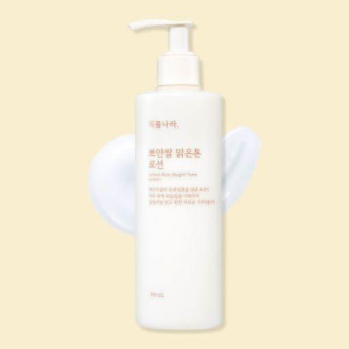 Shingmulnara White Rice Bright Tone Lotion - 300ml | Brightening & Hydrating Milky Lotion Shingmulnara White Rice Bright Tone Lotion 300ml - Glam Global UKShingmulnara