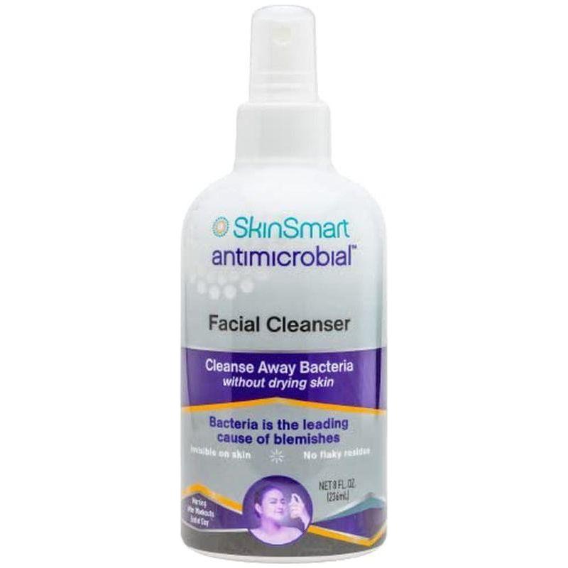 Skinsmart Antimicrobial Facial Cleanser for Acne – 240ml Spray Bottle | Clear Skin Without Overdrying Skinsmart Antimicrobal Facial Cleanser for Acne - 240ml Spray Bottle - Glam Global UKSkinsmart