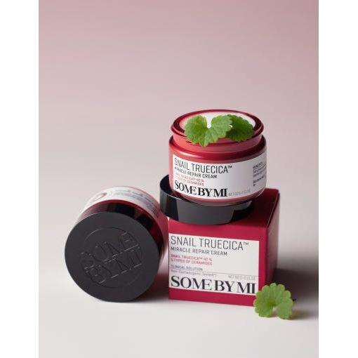 SOME BY MI Snail Truecica Miracle Repair Cream – 60g | Soothing & Barrier-Repairing Moisturiser with Snail Mucin & Truecica™ SOME BY MI Snail Truecica Miracle Repair Cream (Moisturizer) 60g - Glam Global UKSOME BY MI