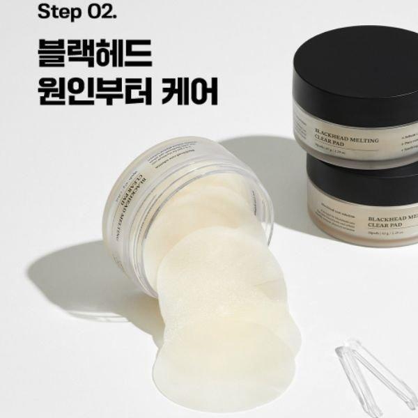 SUNGBOON EDITOR Blackhead Melting Clear Pad - 30 Sheets | Gentle Sebum & Blackhead Removal SUNGBOON EDITOR Blackhead Melting Clear Pad 30 sheets - Glam Global UKSUNGBOON EDITOR
