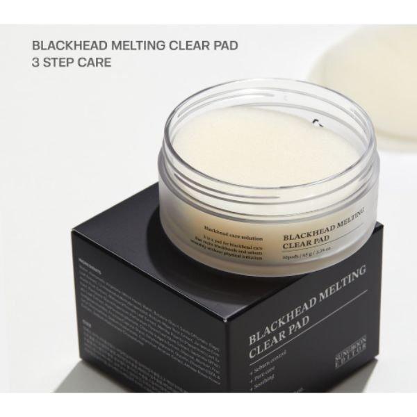 SUNGBOON EDITOR Blackhead Melting Clear Pad - 30 Sheets | Gentle Sebum & Blackhead Removal SUNGBOON EDITOR Blackhead Melting Clear Pad 30 sheets - Glam Global UKSUNGBOON EDITOR