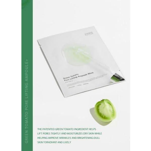 SUNGBOON EDITOR Green Tomato Pore Lifting Ampoule Mask – 23g | Pore-Tightening, Cooling & Hydrating Sheet Mask SUNGBOON EDITOR Green Tomato Pore Lifting Ampoule Mask 23g - Glam Global UKSUNGBOON EDITOR