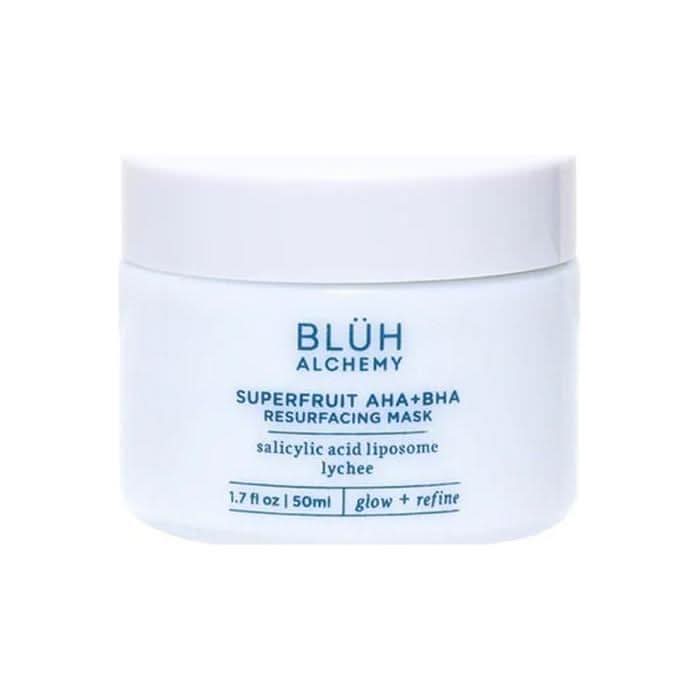 Blüh Alchemy Superfruit AHA+BHA Resurfacing Mask - 50ml | Brighten & Renew Superfruit AHA+BHA Resurfacing Mask - Glam Global UKBlüh Alchemy