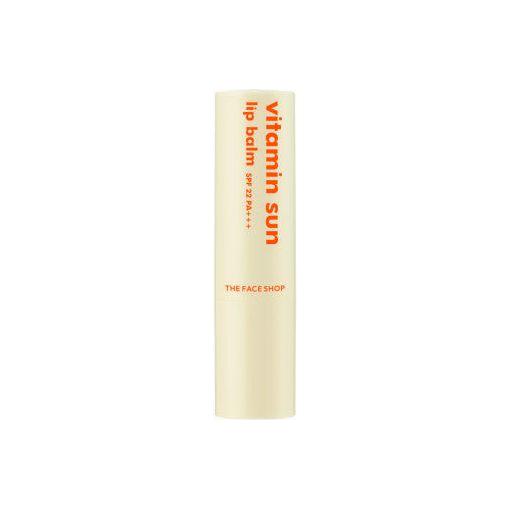 THE FACE SHOP Vitamin Sun Lip Balm SPF22 PA+++ - 3.9g | Hydrating & UV-Protective Tinted Lip Care THE FACE SHOP Vitamin Sun Lip Balm SPF 22 PA+++ 3.9g - Glam Global UKTHE FACE SHOP