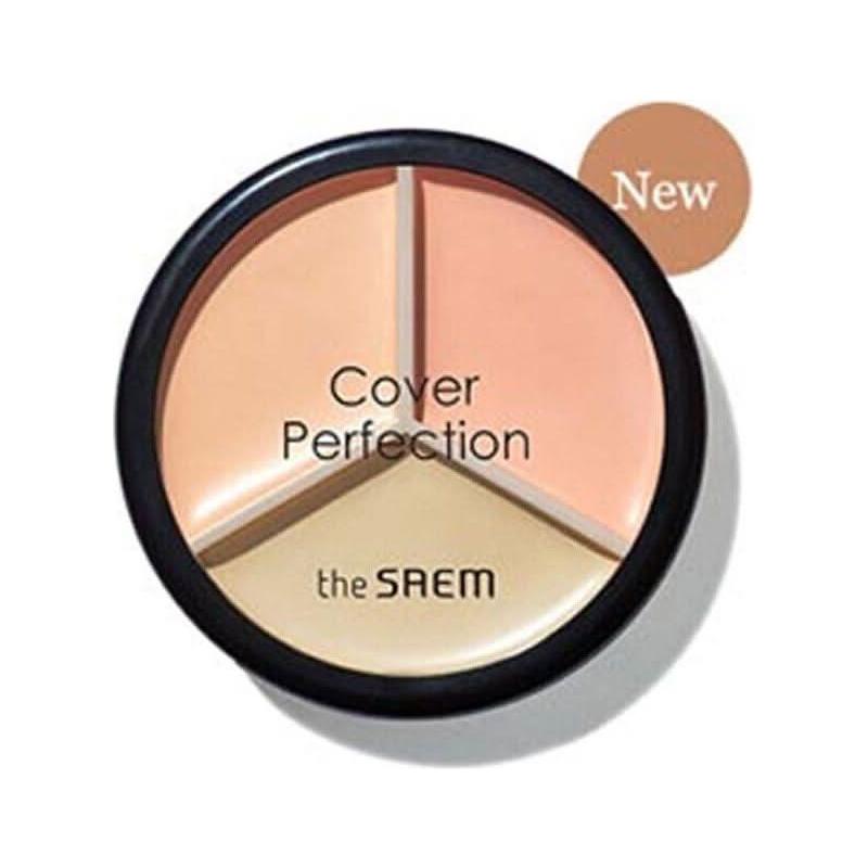 the SAEM Cover Perfection Triple Pot Concealer | Customizable 3-in-1 Blemish Coverage 4.5g*3 the SAEM Cover Perfection Triple Pot Concealer 4.5g*3 - Glam Global UKThe SAEM