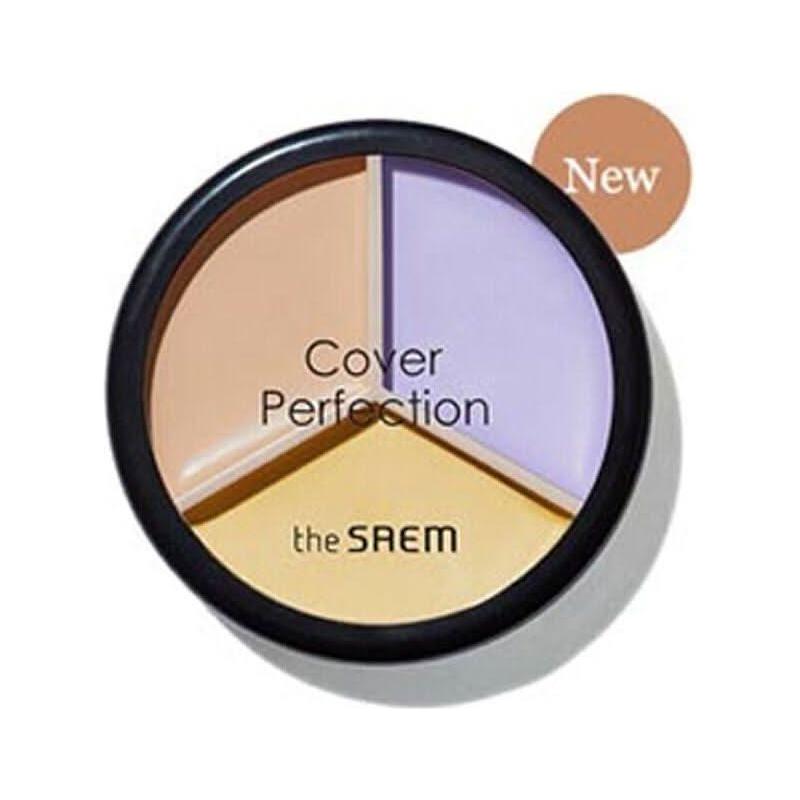 the SAEM Cover Perfection Triple Pot Concealer | Customizable 3-in-1 Blemish Coverage 4.5g*3 the SAEM Cover Perfection Triple Pot Concealer 4.5g*3 - Glam Global UKThe SAEM