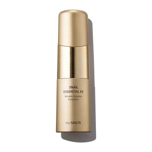 The SAEM Snail Essential EX Wrinkle Solution Emulsion – 150ml | Hydration & Anti-Aging Care The SAEM Snail Essential EX Wrinkle Solution Emulsion 150ml | Hydration & Anti - Aging Care - Glam Global UKThe SAEM