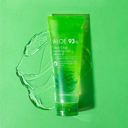 TONYMOLY Aloe 93% Chok Chok Soothing Gel – 250ml | Multi-Purpose Gel for Hydration & Skin Protection TONYMOLY ALOE 93% Chok Chok Soothing Gel 250ml - Glam Global UKTONYMOLY