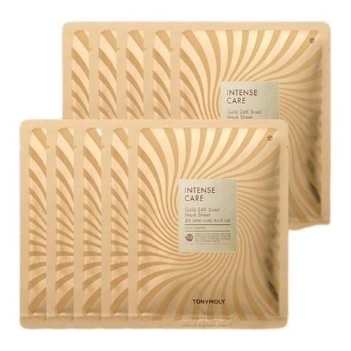 TONYMOLY Intense Care Gold 24K Snail Hydro Gel Mask – 10 pcs | Hydration, Elasticity & Skin Regeneration TONYMOLY Intense Care Gold 24K Snail Hydro Gel Mask 10 pcs - Glam Global UKTONYMOLY