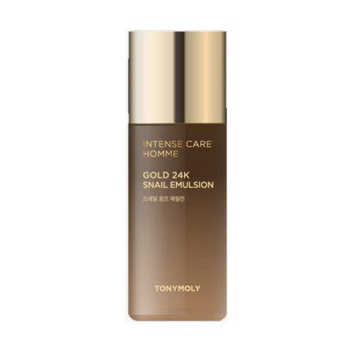 TONYMOLY Intense Care Homme Gold 24K Snail Emulsion – 130ml | Moisturizing & Anti-Aging Emulsion for Men’s Skin TONYMOLY Intense Care Homme Gold 24K Snail Emulsion 130ml - Glam Global UKTONYMOLY
