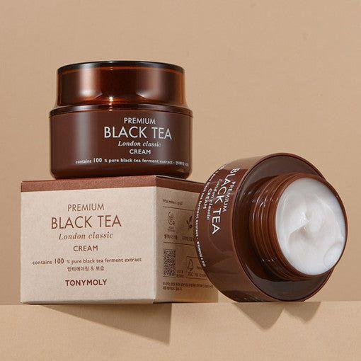 TONYMOLY Premium Black Tea London Classic Cream – 50ml | Ultra-Hydrating & Firming Cream with Fermented Black Tea Extract Tonymoly Premium Black Tea London Classic Cream 50ml - Glam Global UKTONYMOLY