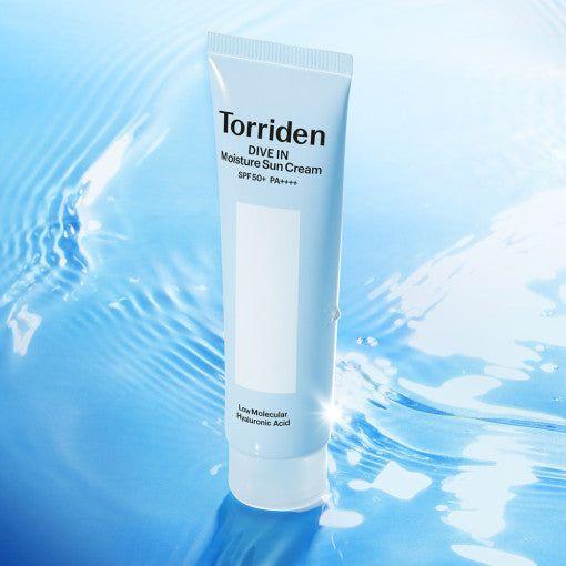 Torriden DIVE-IN Watery Moisture Sun Cream SPF 50+ PA++++ – 60ml | Hydrating Organic Sunscreen for Dewy, Protected Skin Torriden DIVE - IN Watery Moisture Sun Cream 60ml (SPF 50+ PA++++) - Glam Global UKTorriden