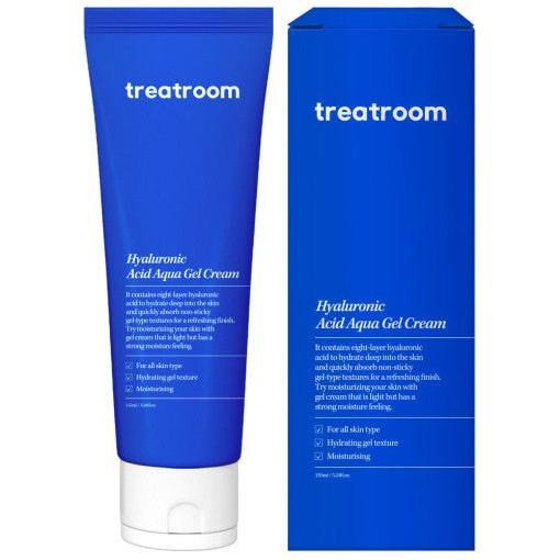 treatroom Hyaluronic Acid Aqua Gel Cream – 155ml | Lightweight Hydration with 8 Types of Hyaluronic Acid treatroom Hyaluronic Acid Aqua Gel Cream 155ml - Glam Global UKtreatroom
