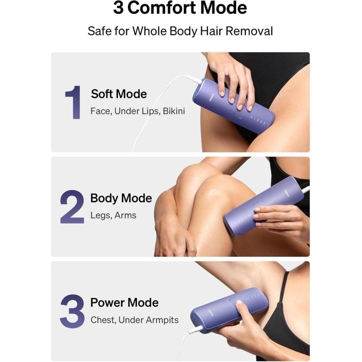 Ulike Air 3 IPL Laser Hair Removal Device | Ice-Cooling Technology for Painless, At-Home Hair Reduction Ulike Laser Hair Removal, Air 10 IPL - Glam Global UKUlike