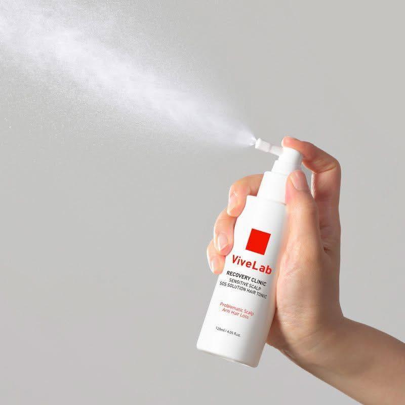 ViveLab Recovery Clinic Sensitive Scalp SOS Solution Hair Tonic – 120ml | Clinically Proven to Reduce Hair Loss by 92.91% ViveLab Recovery Clinic Sensitive Scalp SOS Solution Hair Tonic 120ml - Glam Global UKViveLab