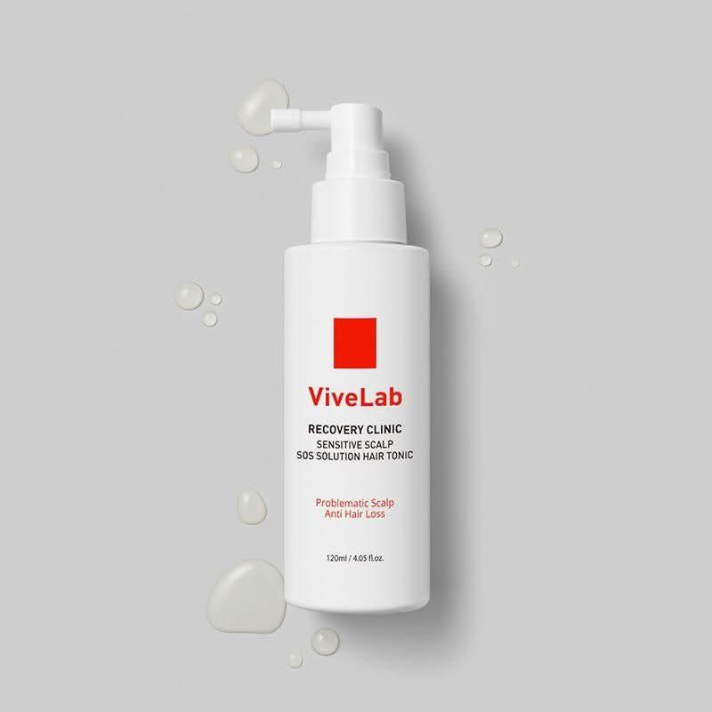 ViveLab Recovery Clinic Sensitive Scalp SOS Solution Hair Tonic – 120ml | Clinically Proven to Reduce Hair Loss by 92.91% ViveLab Recovery Clinic Sensitive Scalp SOS Solution Hair Tonic 120ml - Glam Global UKViveLab