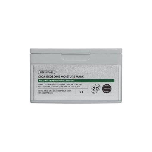 VT Cica-Exosome Moisture Mask – 350g (20 Sheets) | Ultra-Hydrating & Soothing Vegan Mask Treatment VT Cica - Exosome Moisture Mask 350g 20ea - Glam Global UKVT