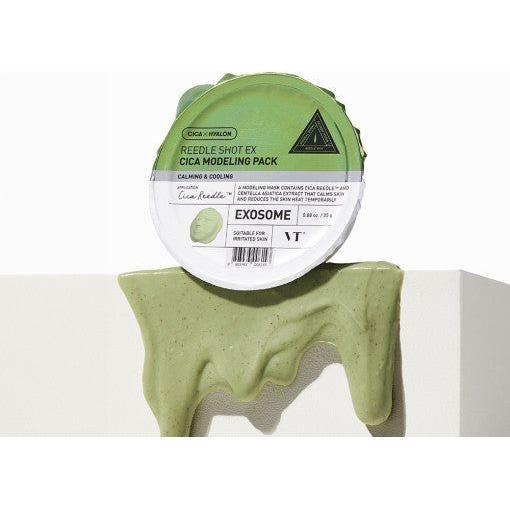 VT Reedle Shot EX Cica Modeling Pack – 25g | Soothing, Exfoliating & Skin-Calming Rubber Mask VT Reedle Shot EX Cica Modeling Pack 25g - Glam Global UKVT
