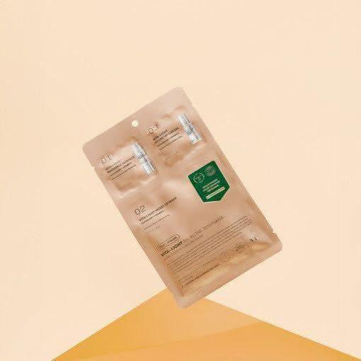 VT Vita-Light All In One 3-Step Mask – 1.5g + 24g + 1.5g | Brightening & Hydrating with 20% Vitamin C VT Vita - Light All In One 3step Mask 1.5g+24g+1.5g - Glam Global UKVT