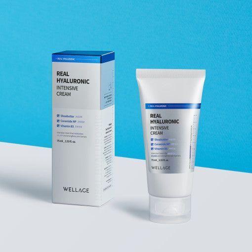 WELLAGE Real Hyaluronic Intensive Cream – 75ml | Deep Hydration & Skin Barrier Strengthening WELLAGE Real Hyaluronic Intensive Cream 75ml - Glam Global UKWELLAGE