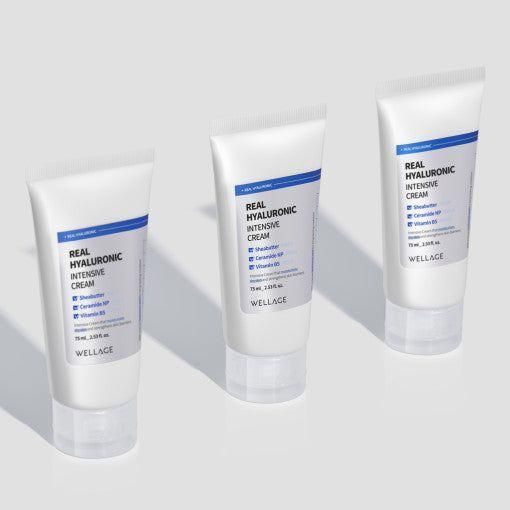 WELLAGE Real Hyaluronic Intensive Cream – 75ml | Deep Hydration & Skin Barrier Strengthening WELLAGE Real Hyaluronic Intensive Cream 75ml - Glam Global UKWELLAGE