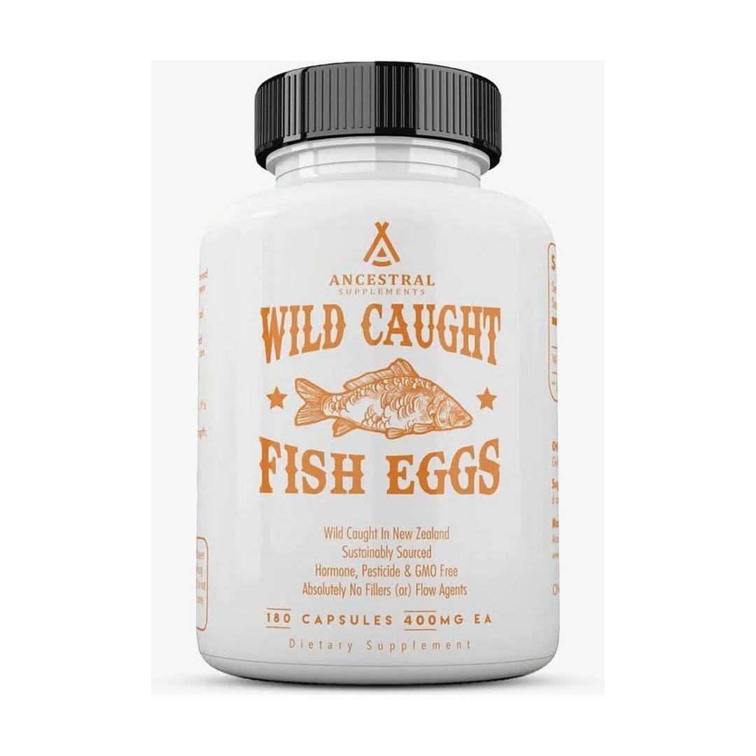 Ancestral Supplements Wild Caught Fish Eggs – 180 Capsules | Brain, Fertility & Heart Support Ancestral Supplements Wild Caught Fish Eggs - 180 Capsules - Glam Global UKAncestral Supplements