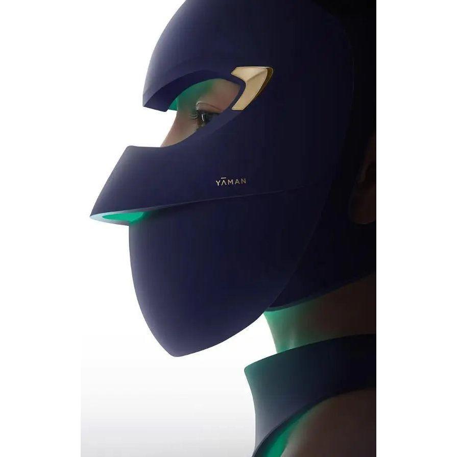 YA-MAN Blue Green LED Mask YJMF0L – 346 LEDs | Advanced Light Therapy for Radiant, Firm Skin YAMAN Green Light Led Mask Beauty Device - Glam Global UKYaman