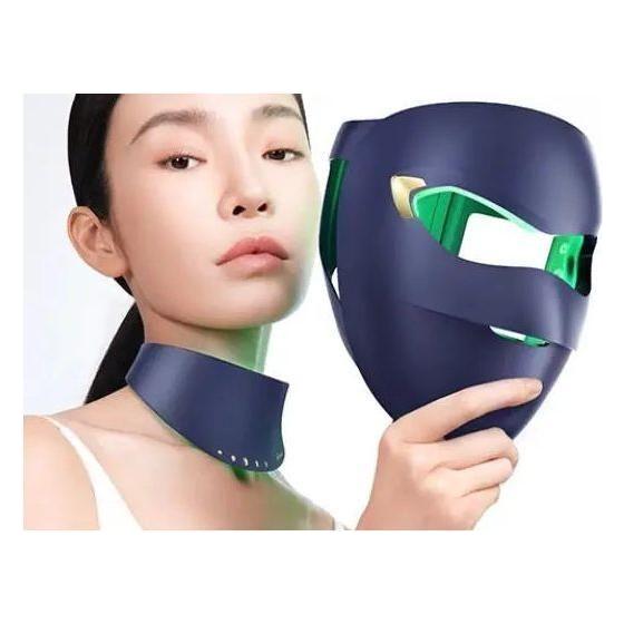 YA-MAN Blue Green LED Mask YJMF0L – 346 LEDs | Advanced Light Therapy for Radiant, Firm Skin YAMAN Green Light Led Mask Beauty Device - Glam Global UKYaman