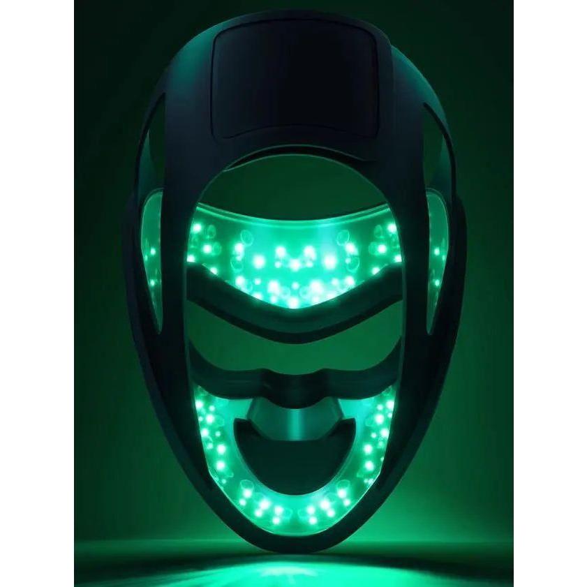 YA-MAN Blue Green LED Mask YJMF0L – 346 LEDs | Advanced Light Therapy for Radiant, Firm Skin YAMAN Green Light Led Mask Beauty Device - Glam Global UKYaman