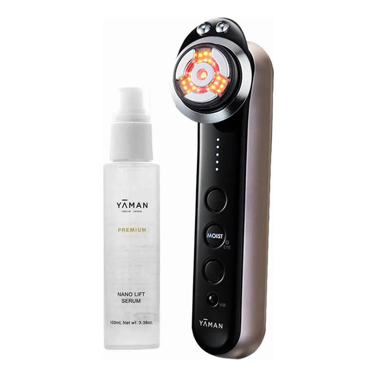 YAMAN Photo PLUS Prestige SS M21-1 RF Beauty Device with Essence | Full-Face & Eye Rejuvenation System – Made in Japan YAMAN Photo PLUS Prestige SS M21 - 1 RF Beauty Device with Essence - Glam Global UKYaman