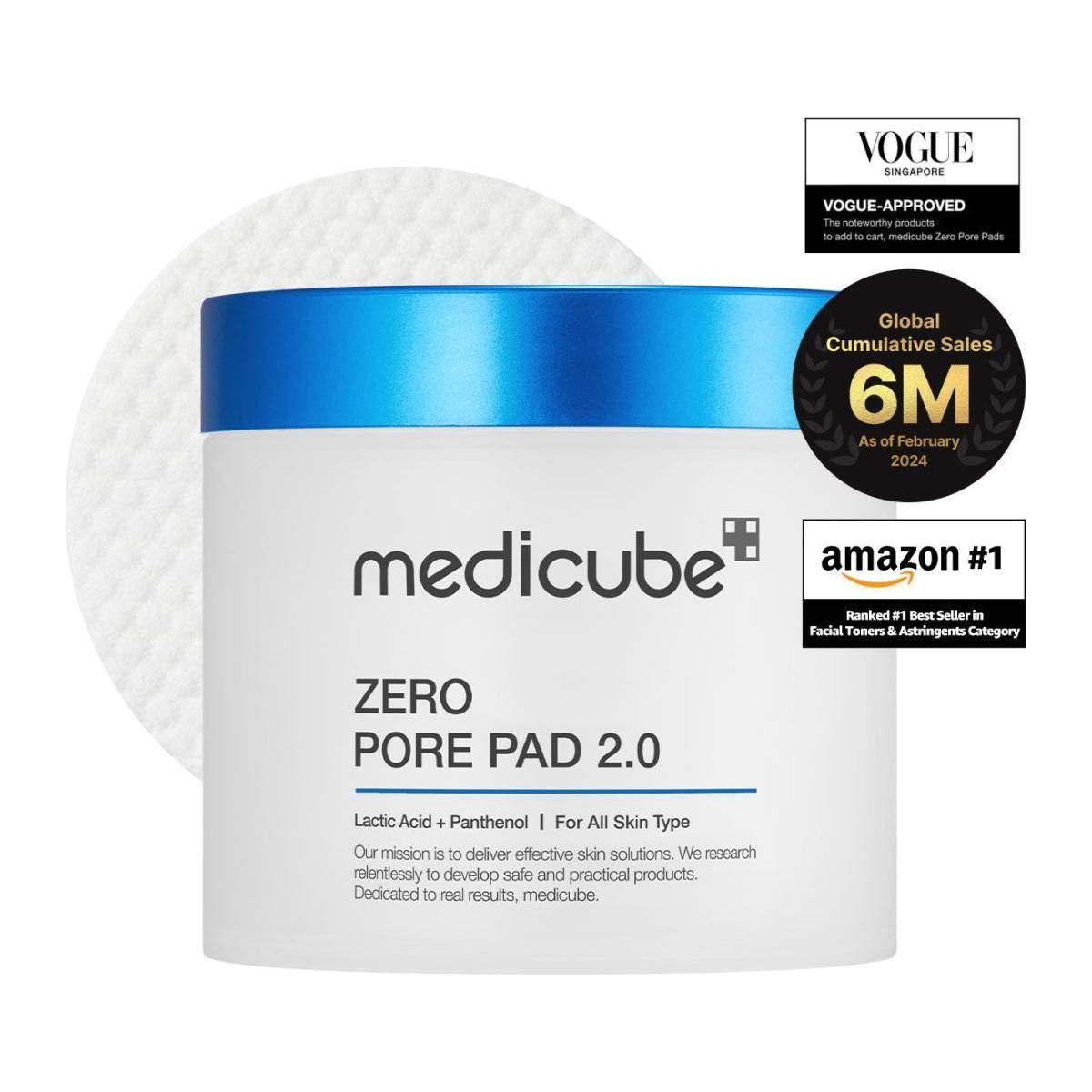 Medicube Zero Pore Pads – 70 Pads | Pore Tightening, Oil Control & Skin Smoothing Medicube Zero Pore Pads - Glam Global UKMedicube