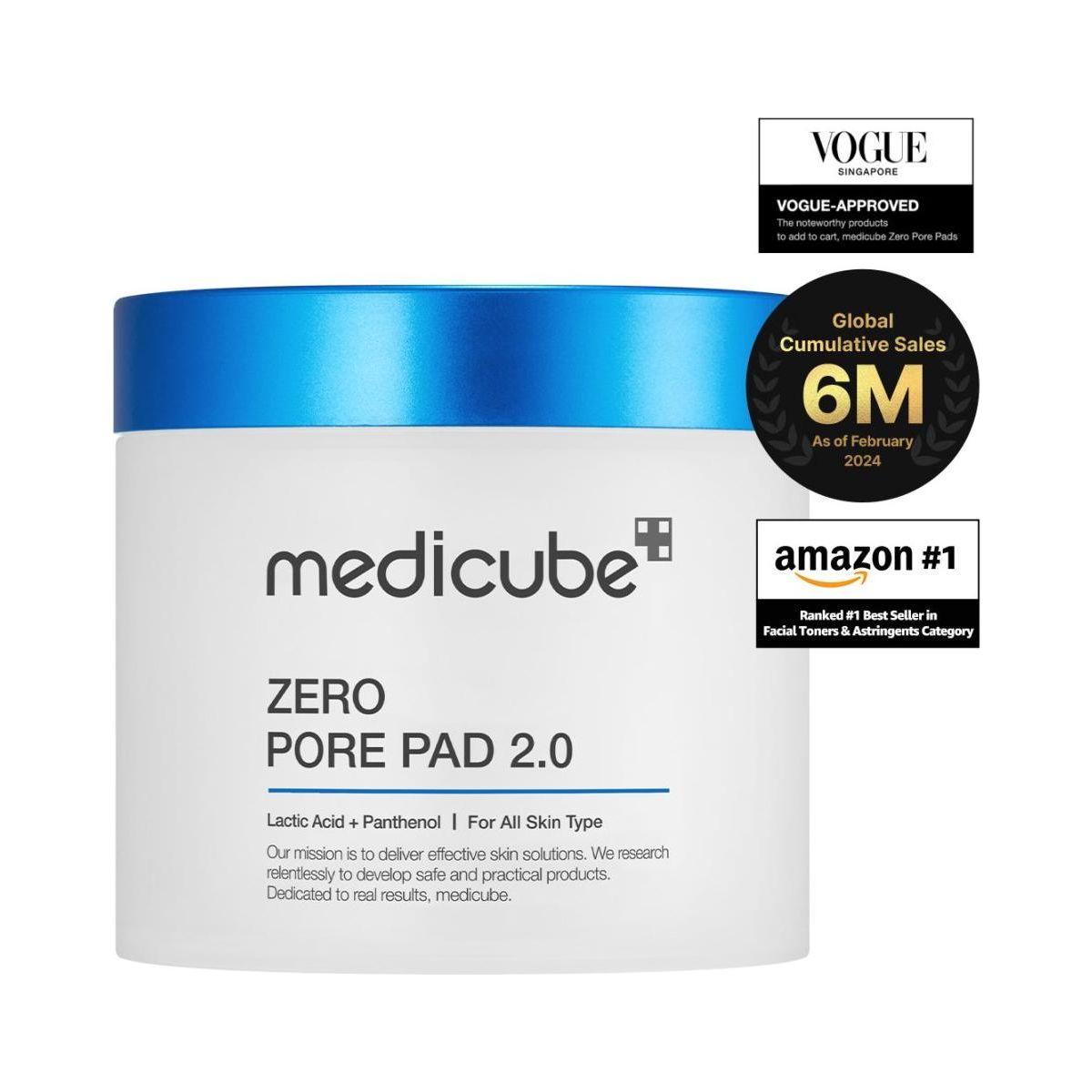 Medicube Zero Pore Pads – 70 Pads | Pore Tightening, Oil Control & Skin Smoothing Medicube Zero Pore Pads - Glam Global UKMedicube