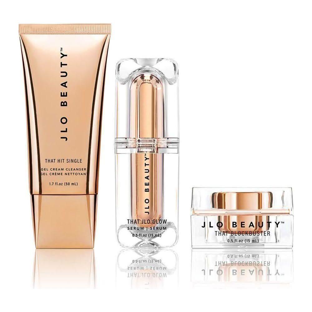 JLO BELLEZA Ese kit de inicio de JLo | Incluye suero, limpiador y crema. JLO BEAUTY That JLo Starter Kit | Includes Serum, Cleanser, and Cream, - Glam Global UKJLo Beauty