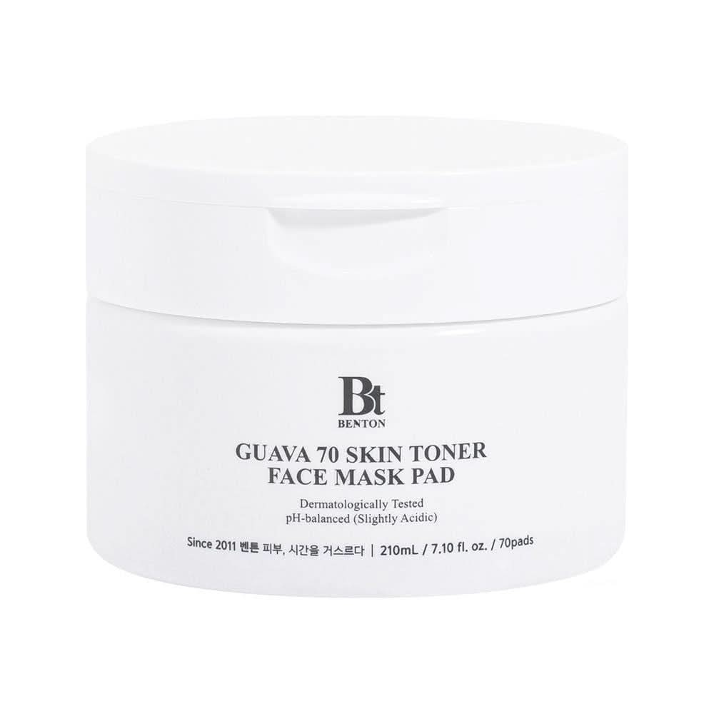 Benton Guava 70 Skin Toner Face Mask Pad – 70 Sheets | Hydrating & Soothing Care Benton Guava 70 Skin Toner Face Mask Pad 70 Sheets - Glam Global UKBenton