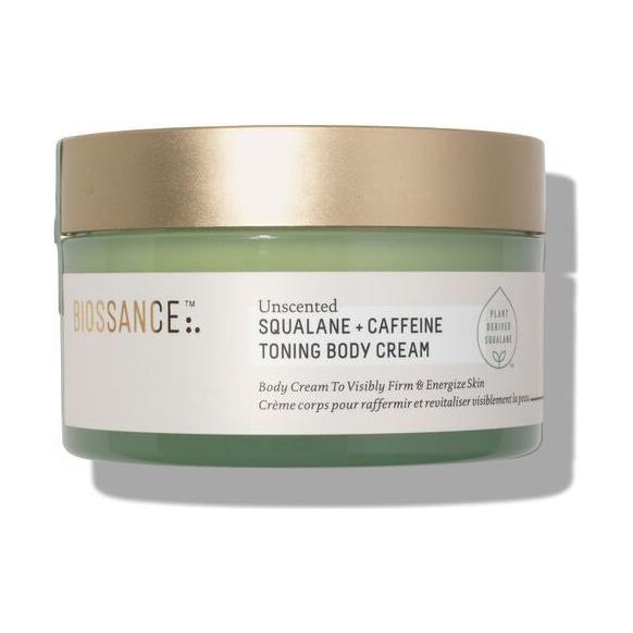 Biossance Crème Corps Tonifiante Squalane et Caféine - Non Parfumée 200 ml Biossance Squalane and Caffeine Toning Body Cream - Unscented 200ml - Glam Global UKBiossance