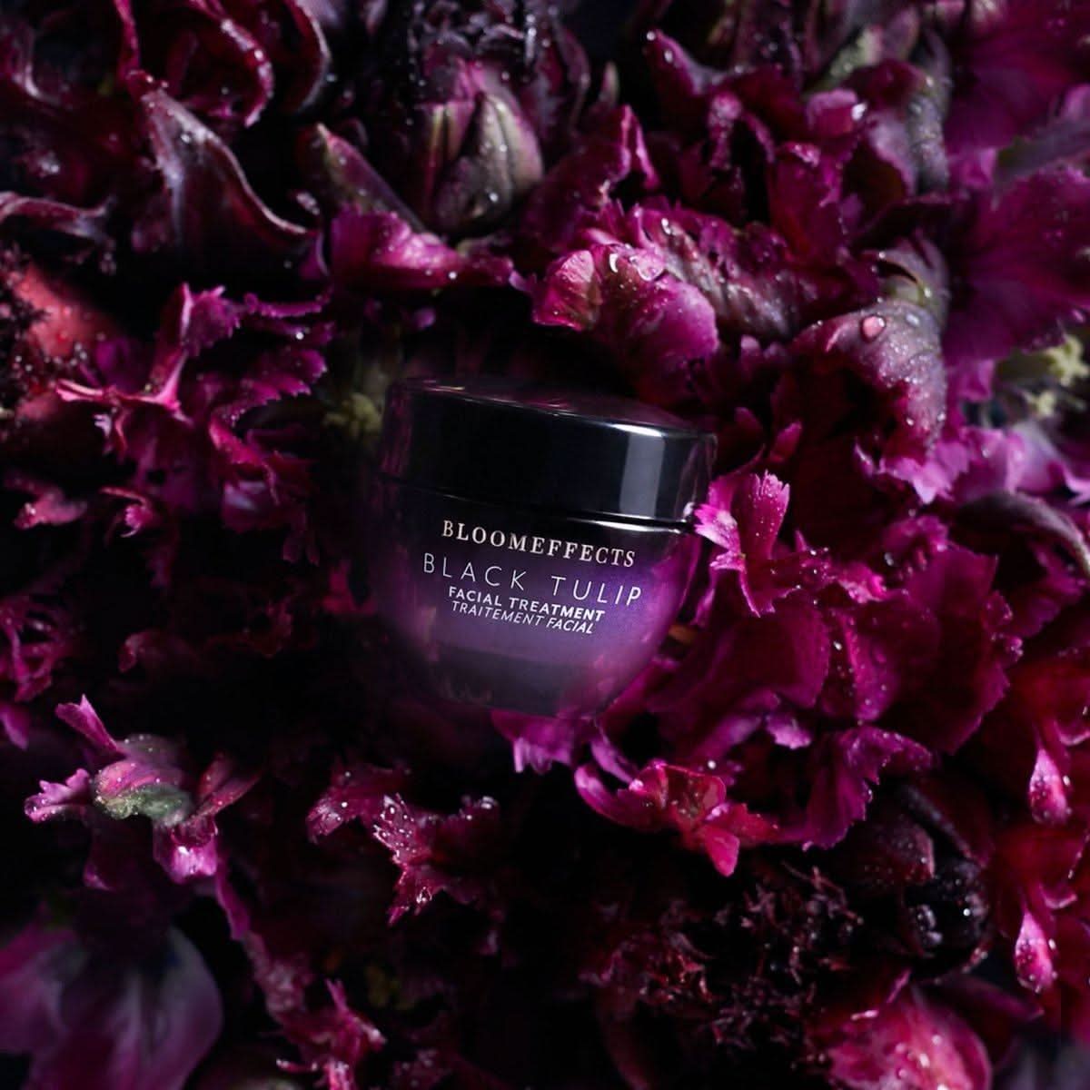 Bloomeffects Black Tulip Facial Treatment - 50ml - Luxurious Multi-Tasking Moisturizer, Mask, and Overnight Cream Bloomeffects Black Tulip Facial Treatment - 50ml - Glam Global UKBloomeffects