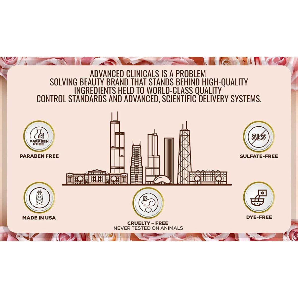 Advanced Clinicals Hydratant anti-âge à la rose bulgare et à la vitamine E - 473 ml (grand) Advanced Clinicals Bulgarian Rose Anti - Aging Rescue Cream - 473g - Glam Global UKAdvanced Clinicals