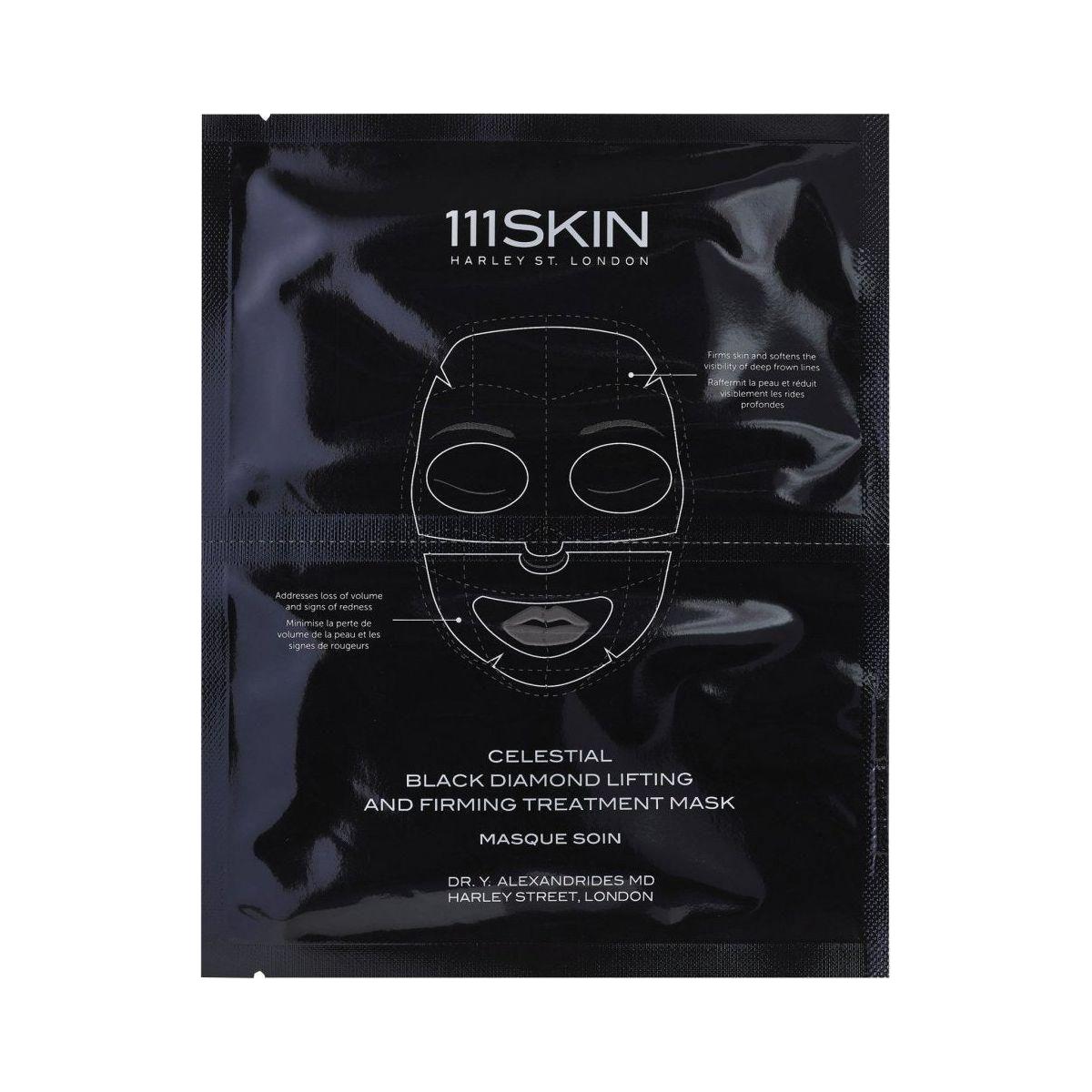 111SKIN Celestial Black Diamond Lifting & Firming Treatment Mask (5 Count) | Full-Face Sculpting, Lifting & Rejuvenation 111SKIN Celestial Black Diamond Lifting and Firming Treatment Mask Box - Glam Global UK111SKIN