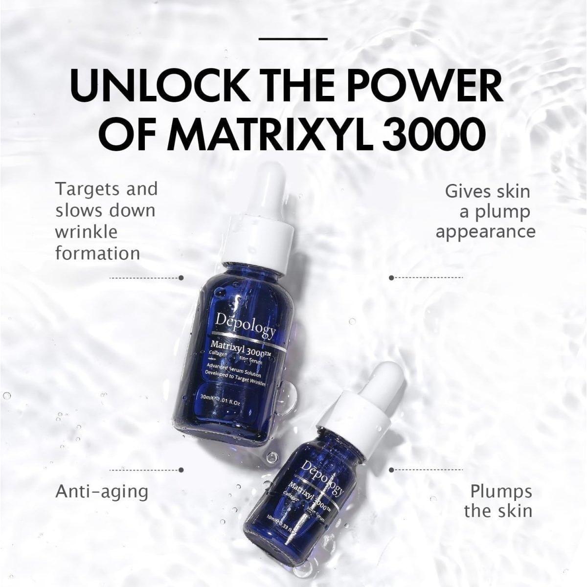 Depology MATRIXYL® 3000 Serum – 30ml | Advanced Anti-Aging & Collagen-Boosting Serum depology MATRIXYL® 3000 Serum - 30ml - Glam Global UKdepology