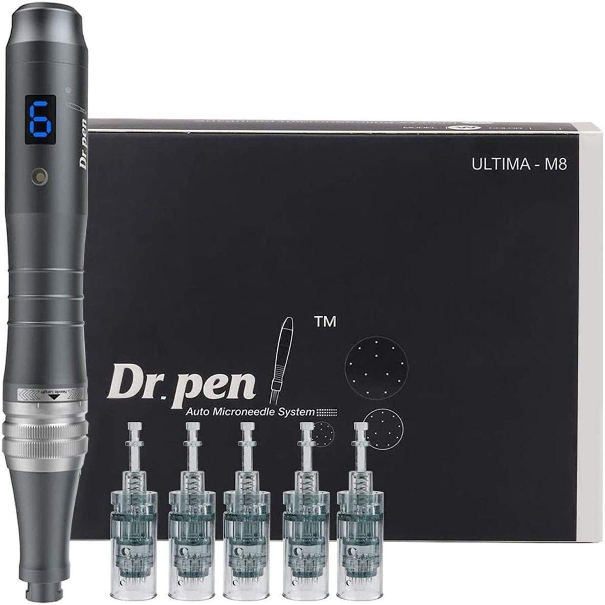 Pluma de microagujas profesional Dr. Pen Ultima M8: 5 piezas de 16 pines Dr. Pen Ultima M8 Professional Microneedling Pen: 5pcs 16pin - Glam Global UKDr. Pen