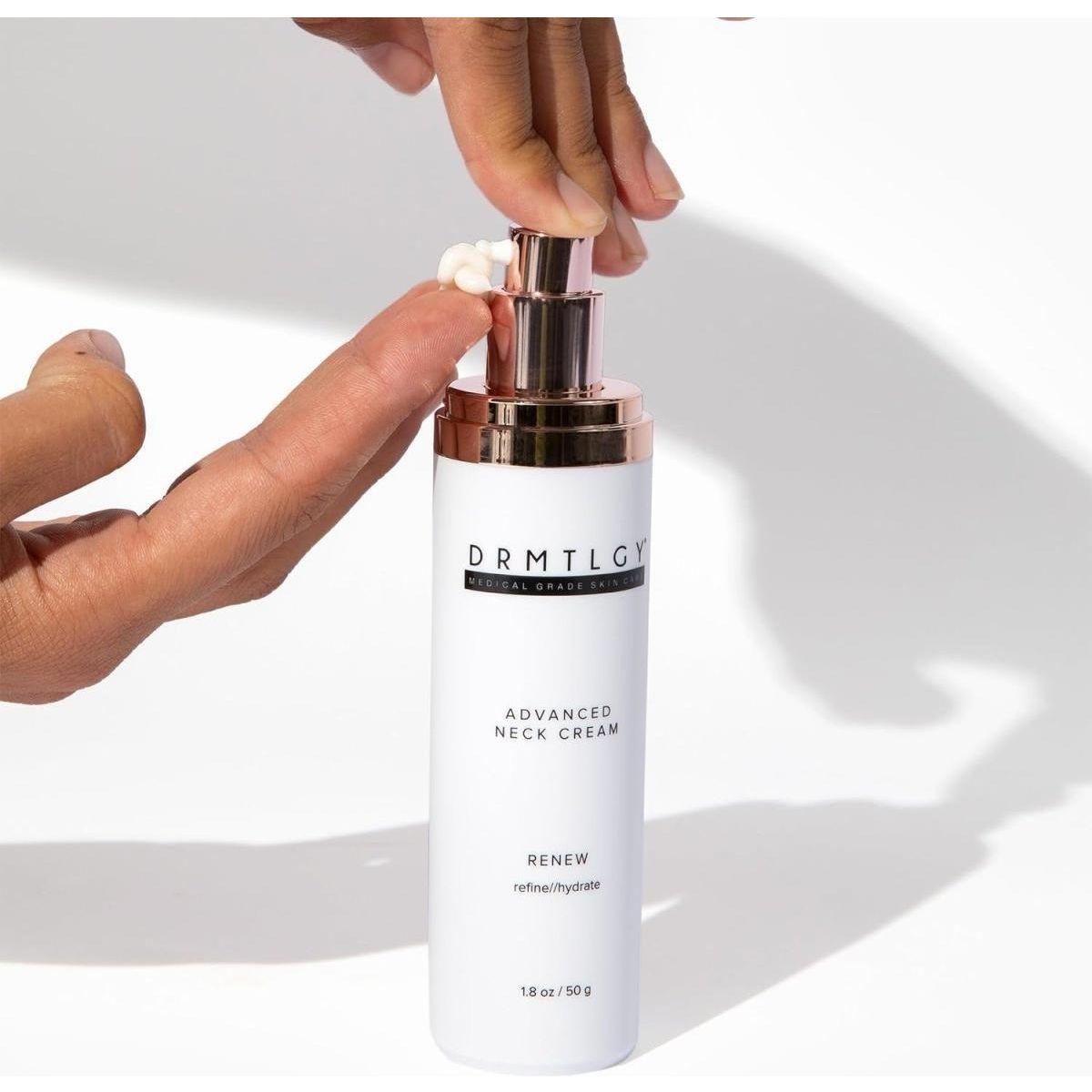 DRMTLGY Advanced Neck Firming Cream – 50ml | Firm, Smooth & Hydrate Neck & Décolleté DRMTLGY Advanced Neck Firming Cream - 50ml - Glam Global UKDRMTLGY